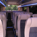 Mercedes (white  -  luxury leather  -  enterior) - 21 seats